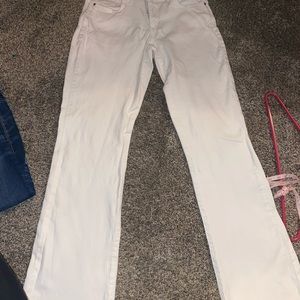 White Bandolino Sheryl Baby Boot Jeans size 8